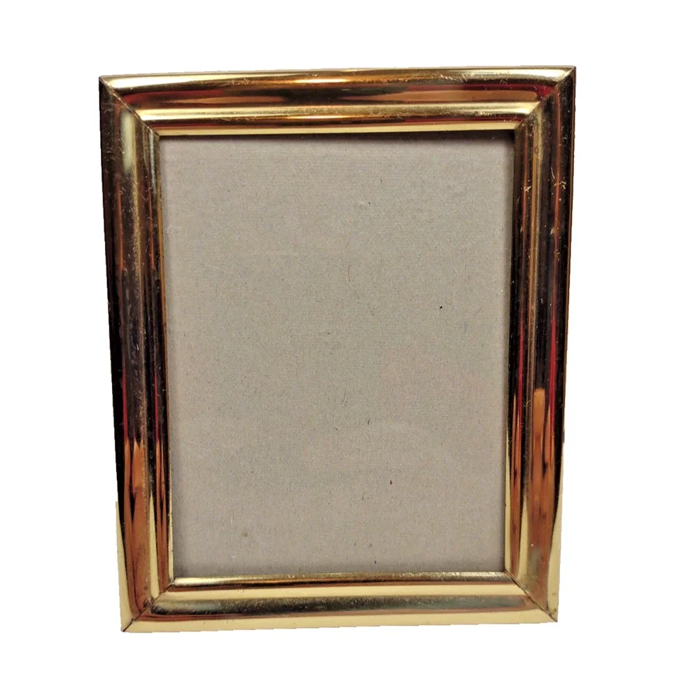 Vintage Brass Hand Polished Photo Frame by Wilton for 3.5x5
